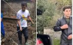 ЖАЛЪК ПИАР: Киро отиде с брандирана тениска на ПП да рине кал в Карловско, Никола Минчев се преоблича до мерцедеса си (СНИМКИ)