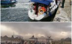 КОШМАР: Човек изчезна в морето след урагана в Бургаско, семейство бедства на остров Свети Иван. Щетите на сушата са огромни, Поморие е без ток