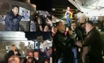 Гошо Боеца, Кирил Петков и Христо Иванов поведоха протеста срещу хартиената бюлетина (СНИМКИ/ВИДЕО)