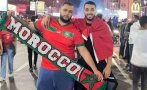 Нападател на Левски празнува успеха на Мароко по улиците на Маракеш