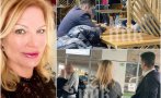 УНИКАЛНО ШОУ: Вижте какво се случи между Соня Колтуклиева и Кирил Петков в самолета за Лондон (СНИМКИ)