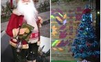Нагъл апаш задигна фигура на Дядо Коледа в столицата