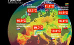 Климатолог: В Европа е отчетен третият най-топъл януари от 1991 г. насам, в Испания и Франция температурите достигнаха плажни стойности