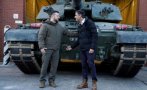 първите британски танкове чалънджър пристигнаха украйна