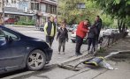 ШОК: Дете подкара автомобил и отнесе спирка в столичния кв. ШОК: Дете подкара автомобил и отнесе спирка в столичния кв.