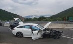 Тежка катастрофа край Симитли, в колата са пътували мъж и двама младежи