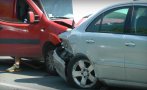 Верижна катастрофа в Пловдив - сблъскали са се четири коли
