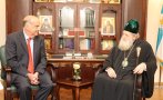 Патриарх Неофит се срещна посланика на САЩ Кенет Мертен
