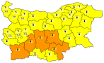 Оранжев код за жеги в 5 южни области, очакват се бури в Софийско и Пернишко