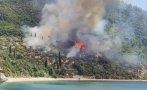 Пожар избухна в гора край Казанлък
