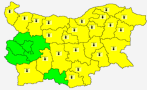 Обявиха жълт код за палеща жега в почти цяла България