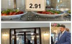 ЕКСКЛУЗИВНО В ПИК! Депутатите нагъват вкусна храна на безценица в луксозен бюфет - шопската салата под 3 лева, крем супата със синьо сирене - 1,87 лв. Настимир пръв на опашката (СНИМКИ)