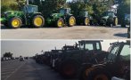 САМО В ПИК TV! Първи СНИМКИ И ВИДЕО от протеста на земеделците - подготвят тракторите за поход към София