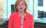 Екатерина Захариева: Опозицията осъзнава, че вотът на недоверие няма да мине