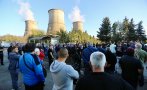 извънредно пик миньорите енергетиците бобов дол излязоха протест знак съпричастност колегите маришкия басейн готови сме блокади споразумението изпълни