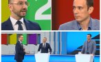 ДЕБАТЪТ НА ФАВОРИТИТЕ: Антон Хекимян заподозря Васил Терзиев в лицемерие и го разби за червената и синята зона. Вие не сте монарх, захапа го опонентът (ОБНОВЕНА)