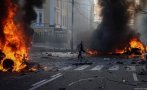 експлозии разтърсиха центъра киев