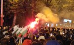СДВР остро срещу ултрасите: Агресивни агитки опорочиха протеста, има ранени и задържани