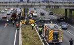Хеликоптер се разби на околовръстния път в Мадрид