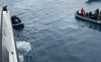 граничният кораб балчик спаси бедстващи мигранти остров лесбос снимки