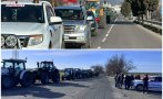 ГОРЕЩО! България пламна - гневни земеделци блокираха десетки пътища, в Бургаско полицията ги тормози (СНИМКИ)