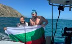 Петър Стойчев стана първият българин, преплувал протока Кук в Нова Зеландия (СНИМКИ)