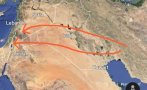 Как се движат дроновете на Иран, изстреляни срещу Израел