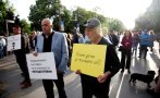 Софиянци са на протест срещу транспортното безумие на Васил Терзиев и Борис Бонев, искат им оставките