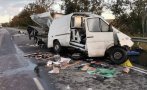 катастрофа бус турска кола затвори пътя разград русе