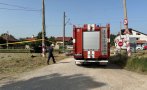 инцидент влак изтряска кола полицай прелез враца снимки