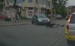 Автомобил блъсна мъж на тротинетка в столицата