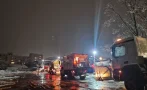 Сняг трупа в Пловдив, снегорини чистят улици и булеварди Сняг трупа в Пловдив, снегорини чистят улици и булеварди