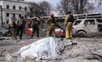 шокиращо убити руски удар украинския град суми снимки видео