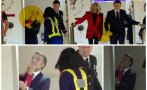 тежко унижение цял свят брижит посегна макрон видео