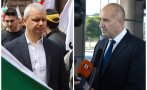пропуква заверата костадинов бесен радев излязъл вдигне пак юмрук протеста