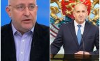 политологът светослав малинов удар радев държи президент антиевропейската част гражданите опасен разединител нацията