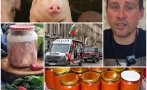 мрежата съсипа пращат ивилин протеста брюксел пача шкембе буркани крачета кила кайма две каси домашна ракия половин прасе