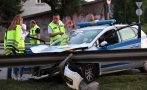 разкриха шофьорът избягал катастрофа ранени полицаи софия