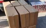 Граничари задържаха мъж с 8 300 кутии цигари без бандерол на 