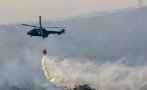 пожарът пирин заради върхово горене гасят хеликоптери екипите изтеглени
