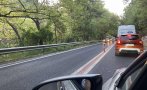 започна огромна тапа кресненското дефиле колоната движи снимки