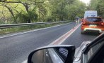 започна огромна тапа кресненското дефиле колоната движи снимки