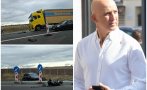 зверски сблъсък бивш депутат катастрофира тежко магистрала тракия снимки