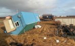 Трима изчезнали след мощна буря, ударила Западна Аляска