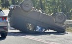 военен джип преобърна таван прохода републиката снимка