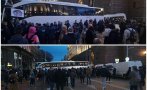 ПРОВОКАЦИЯ! Нарочно ли НСО-то, командвано от Радев, вкара белия си автобус в окото на протеста