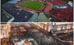 една гледна точка протеста напълнят присъстващите стадиона васил левски