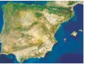 иберийският полуостров върти посока часовниковата стрелка