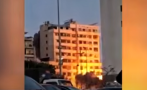 кадри показаха рухването жилищен блок ливан днешните атаки израел видео