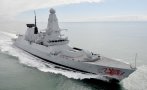 британският разрушител hms dragon пристигна кипър